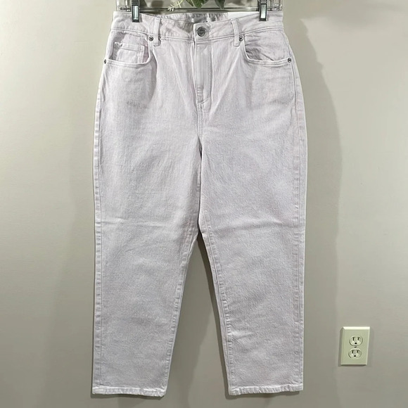 NWT LOFT Curvy High Waist Straight Crop Denim Jeans made and loved 4 / 27 - Picture 1 of 16